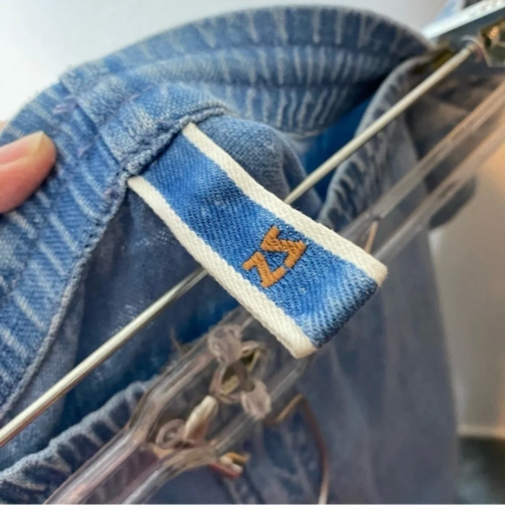 Ermenegildo Zegna Sport Sz M Men Flax Linen Blue Pants